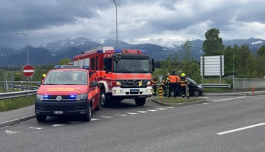 Ein Auto fing Feuer, es wurde rasch gelöscht