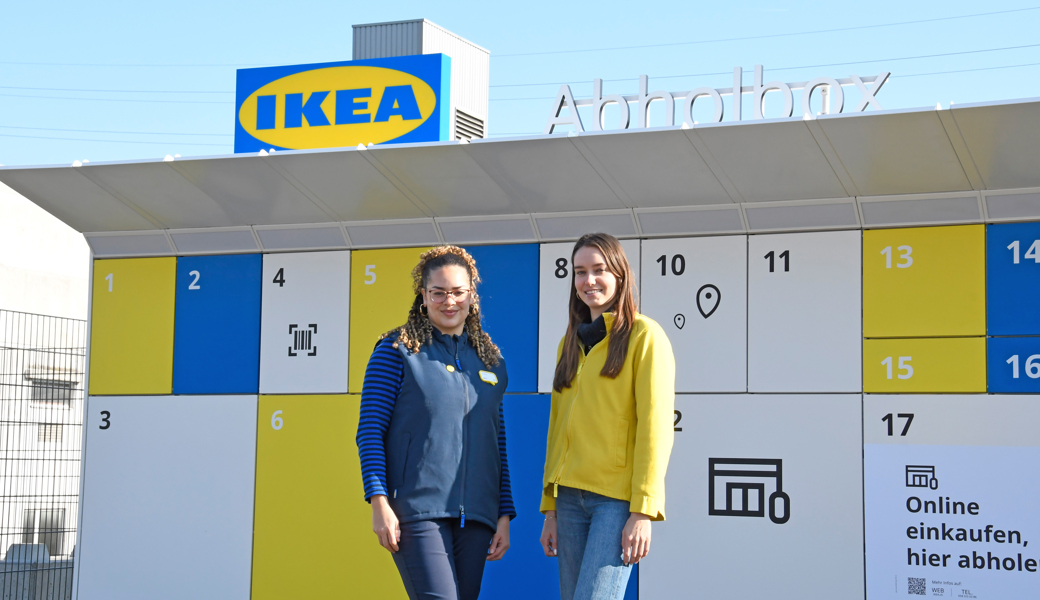 Waren rund um die Uhr selbst abholen: Ikea hat in Widnau den ersten externen Locker aufgestellt