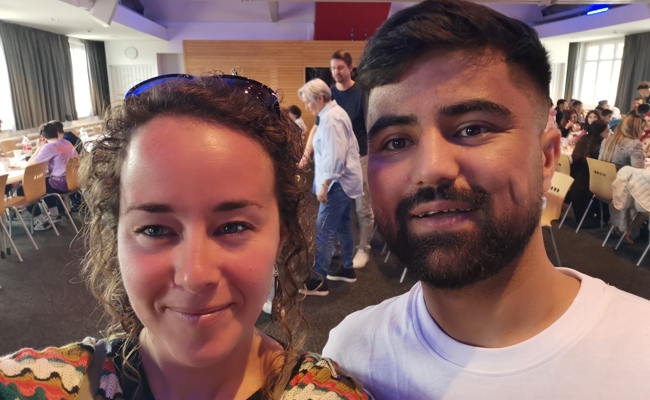 Menschen vielerlei Herkunft begingen ein Fest der Begegnung