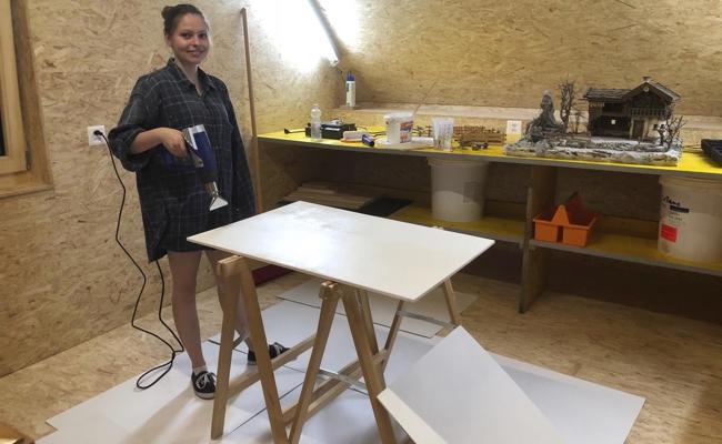 Aus Stall wird Krippenwerkstatt