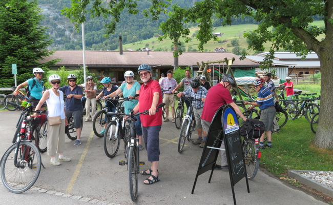 Feldschützen und -schützinnen unternahmen eine Velotour