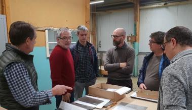 Gemeinderat besucht  lokales Unternehmen