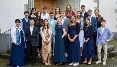 Konfirmation  mit einem selbstgewählten Thema: «Ziel»