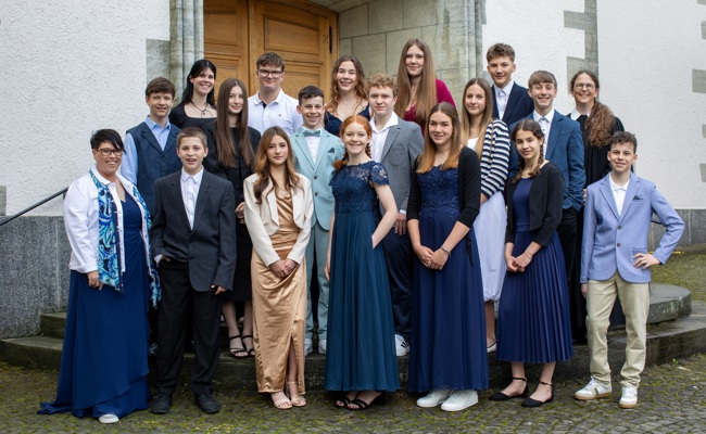 Konfirmation  mit einem selbstgewählten Thema: «Ziel»