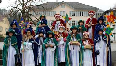 Die Sternsingerkinder sammelten fleissig Spenden