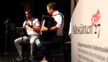 Am Eidgenössischen Volksmusikfest gibt Altstätten den Ton an