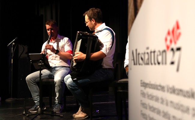 Am Eidgenössischen Volksmusikfest gibt Altstätten den Ton an