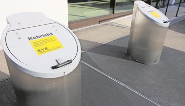 Der Abfall kommt unter die Erde