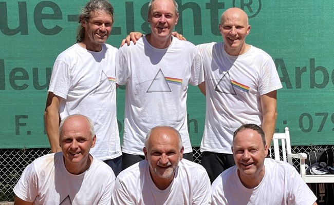 Das Team 55+ des Tennisclubs Altstätten steigt in die NLA auf