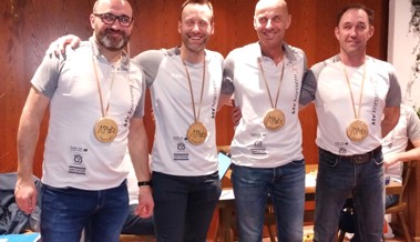 Die Kriessner KTV-Männerriege feierte an der HV ihre Turnfestsieger
