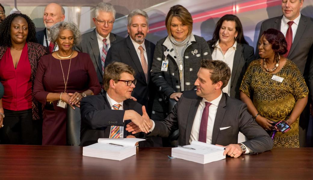 Die Metropolitan Atlanta Rapid Transit Authority (MARTA) und Stadler haben den Vertrag für die Lieferung Zügen des Typs Metro unterschrieben - für 127 Züge und zwei Optionen für je 25 weitere Züge. 