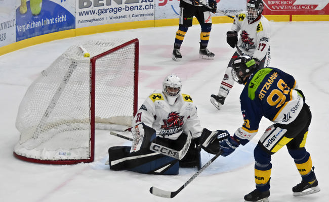 Späte Tore: Der SC Rheintal siegt gegen die Reinach Lions 2:1 in der Overtime