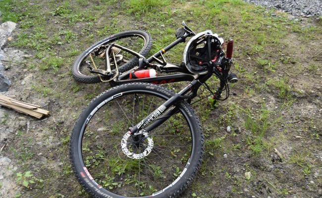 Mit Mountainbike verunfallt
