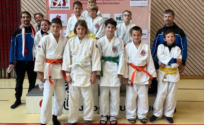 Judokas überzeugen am Werdenberger Herbstturnier in Buchs