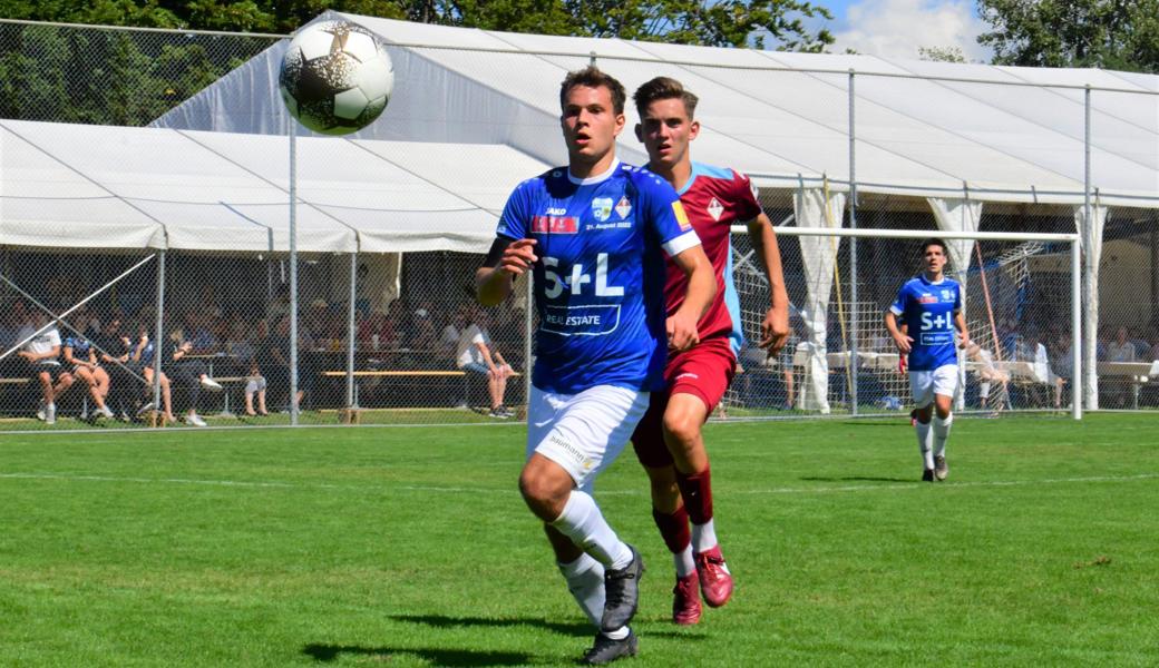 Der Widnauer Offensiv-Marathonmann Noah Thönig ist gut in die neue Saison gestartet. In den ersten vier Spielen erzielte der 21-Jährige nicht nur vier Tore, er spulte auch unzählige Kilometer im Dienst der Mannschaft ab.
