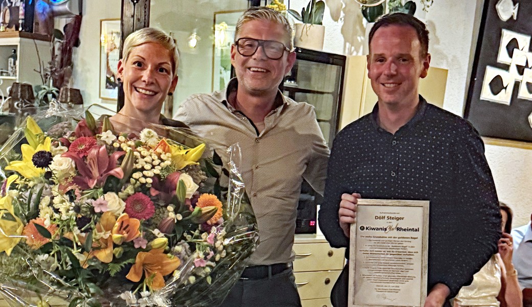 v.l. Michaela Steiger, Daniel Finger, Dölf Steiger