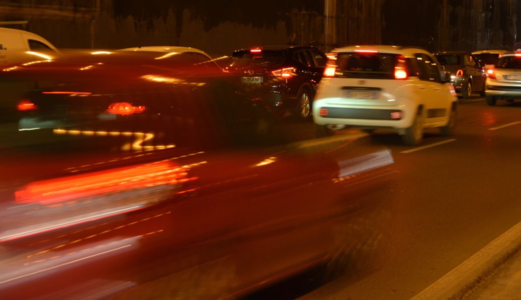 Im Pfändertunnel kam es zu einem Auffahrunfall mit fünf beteiligten Autos.