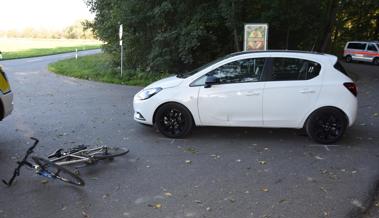 Velofahrer bei Unfall verletzt
