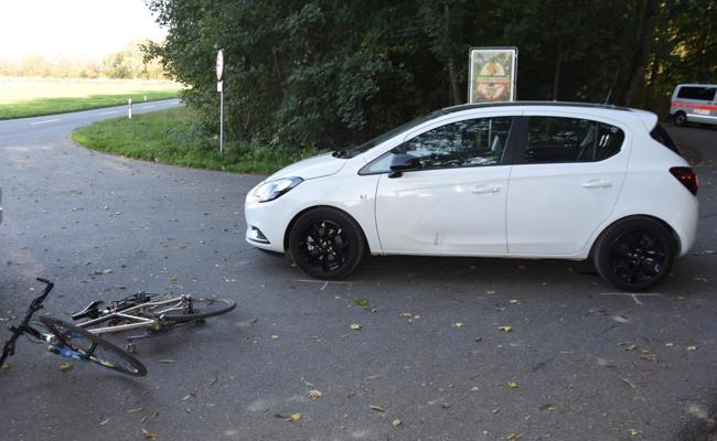 Velofahrer bei Unfall verletzt
