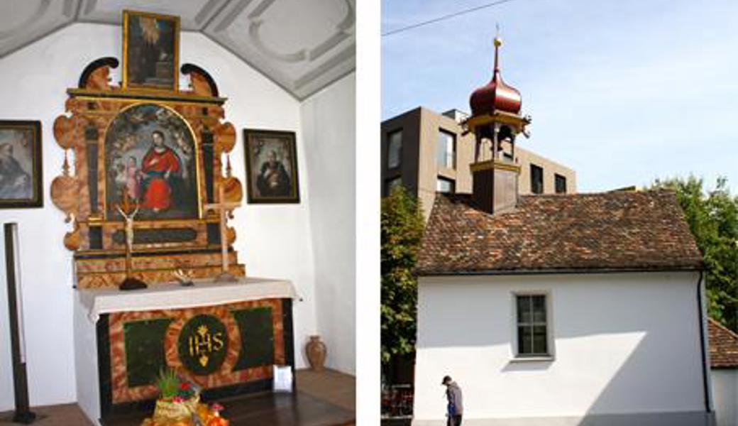 Die dem Heiligen Placidus geweihte Frauenhofkapelle ist zwar klein, mit ihrer Ausstrahlung trägt sie aber wesentlich zum Charme der Altstätter Marktgasse bei.