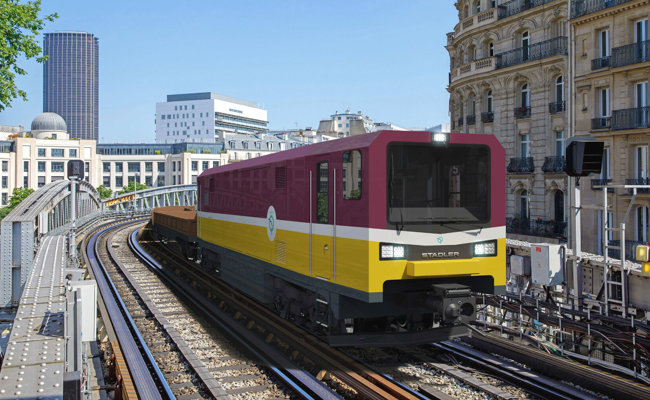 Massgeschneiderte Stadler-Lokomotiven für Pariser Metro