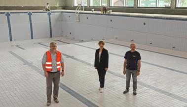Bald werden die Becken geflutet