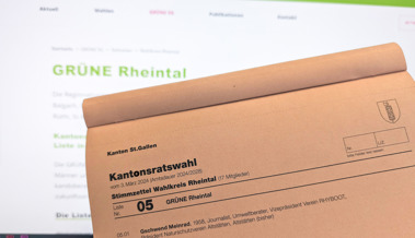 Kantonsratswahlen 2024: Liste Nr. 5 - Grüne Rheintal