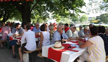 Widnau feiert den Nationalfeiertag im Schwimmbad