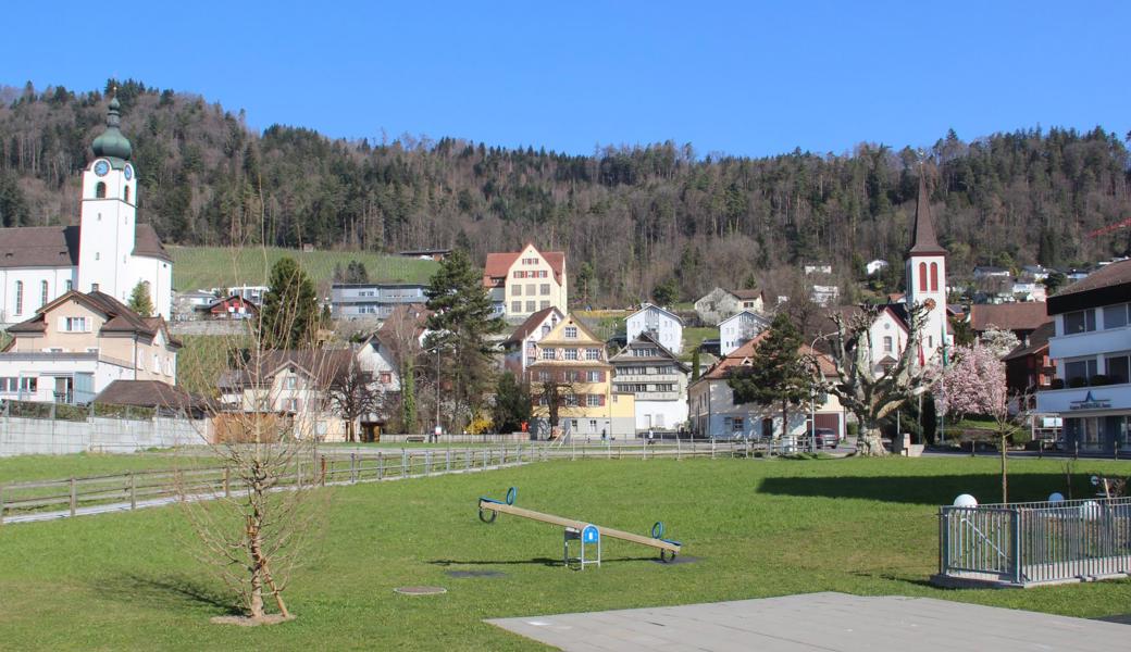 Balgach wachse vor allem auf dieser Seite der Hauptstrasse und nicht am Hang, finden die Balgacherinnen und Balgacher, die die Volksmotion eingereicht haben. 
