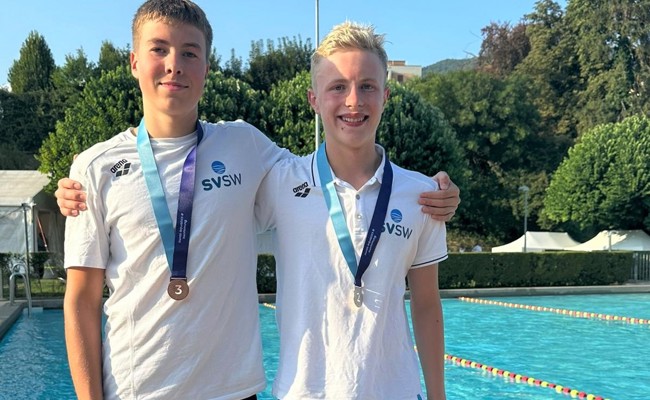 Joel Schelling holt an den NSM drei Bronzemedaillen