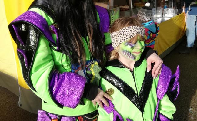 Fasnacht «Am Markt» in Heerbrugg mit Mäschgerli und Guggenkonzert