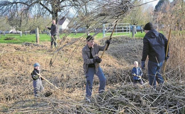Schutzgebiet wird aufgeräumt