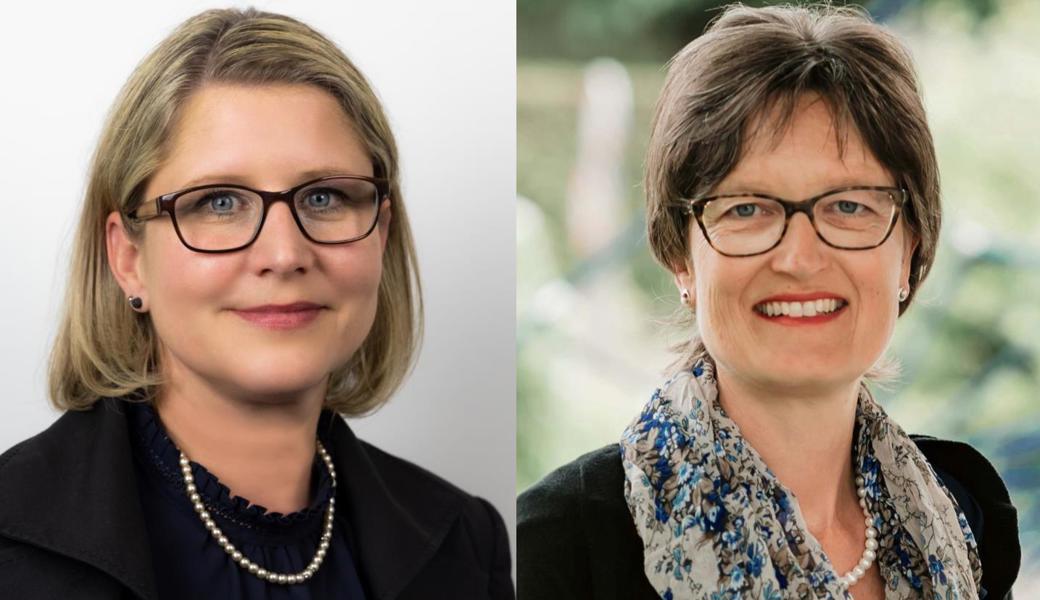 Claudia Tobler (links) und Nadja Züst nehmen neu Einsitz in die Rheinecker Schulkomission.