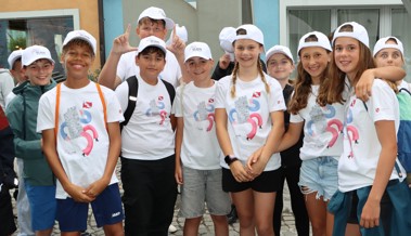 Schülerinnen und Schüler eröffnen das Rheinecker Jubiläumsfest