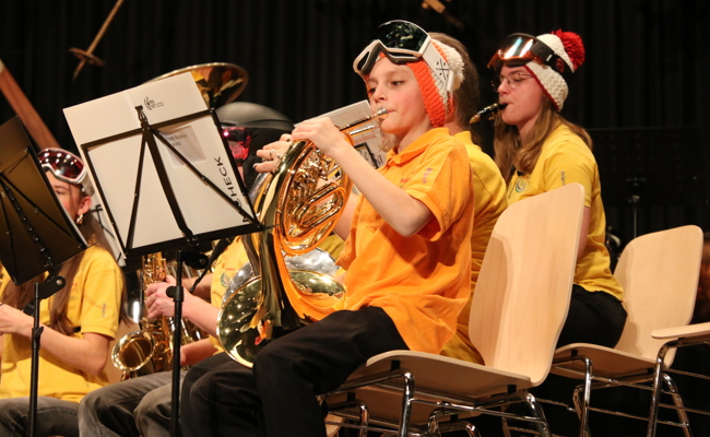 Ein ganzer Abend wie im Après-Ski mit dem Musikverein