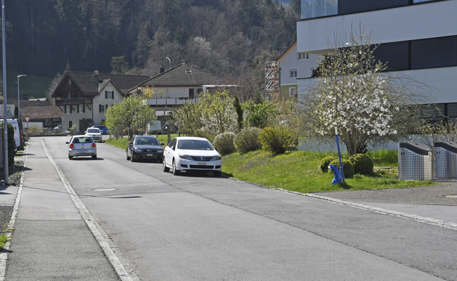 Markierte Parkfelder sollen die Wislistrasse sicherer machen