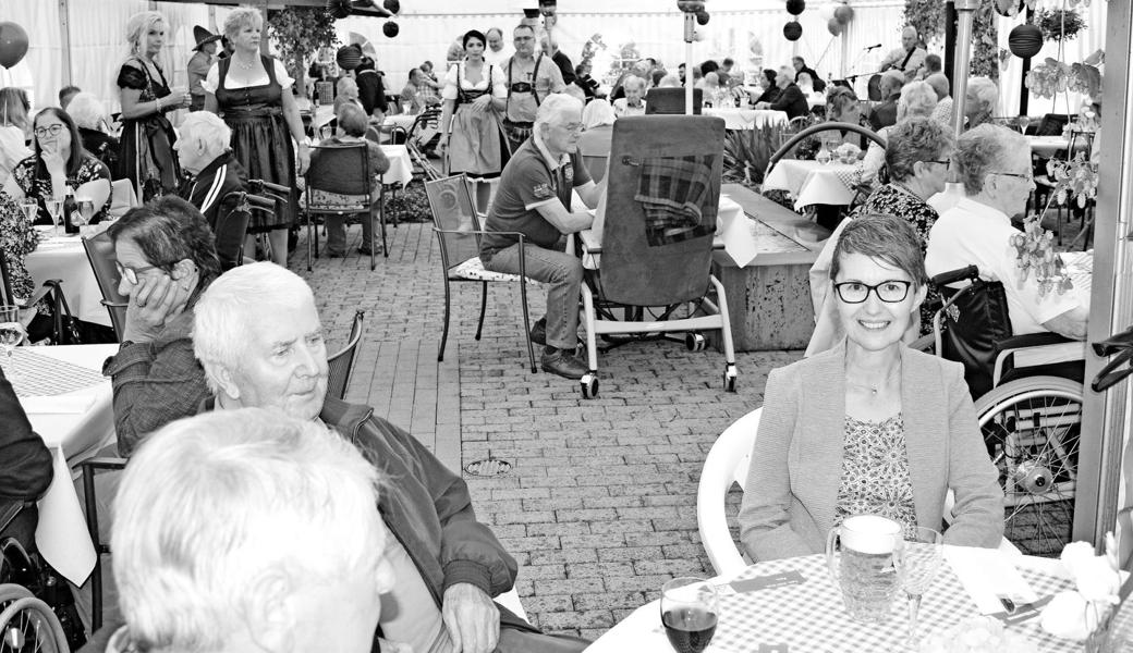 Das Haus Sonnengarten lud zum Oktoberfest ein. Bild: pd