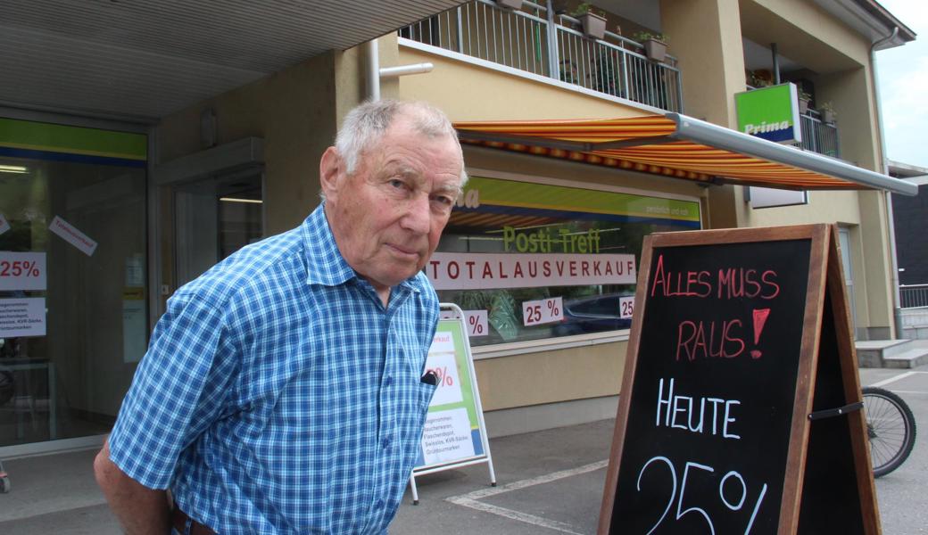 Werner Haltinner wünscht sich, Hinterforst machte sich für den Dorfladen stark.