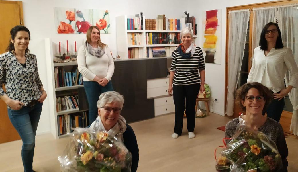 Für ein Bild zusammengekommen (von links): Neschi Kuster, Josette Salokat, Sonja Rohner, Judith Kuster, Carmen Nüesch und Gisela Besserer.