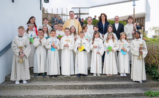 Die Kinder lernten die Geschichte des Zöllners Zachäus kennen