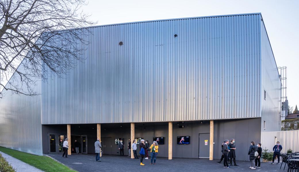 Das Theaterprovisorium in St. Gallen.