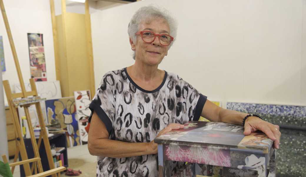 Erna Lang stellt ihre Bilder in Widnau aus. 