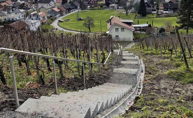 Rötiberg-Treppe ist nach Sanierung wieder begehbar