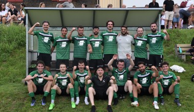 Zweite Mannschaft des FC Rebstein in Berneck Turniersieger