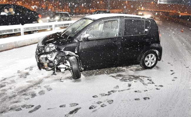 Schneebedingte Unfallserie hält an