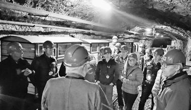 Herbstanlass im Gonzen-Bergwerk