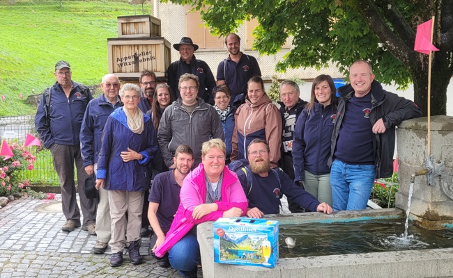 Witzwanderweg von Heiden nach Walzenhausen: Lachen trotz Regen