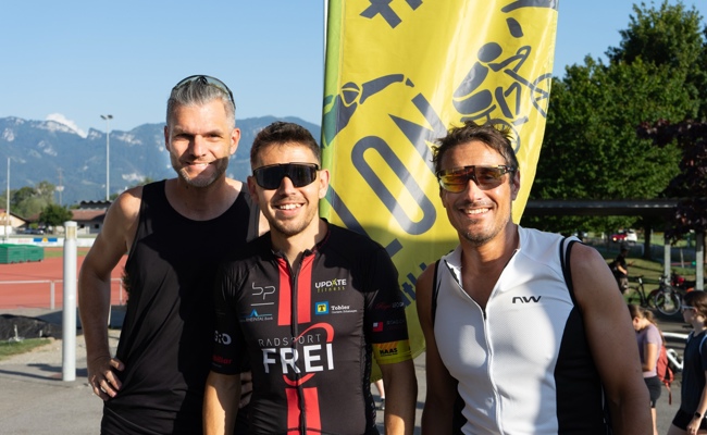Perfekt für den Rhyathlon vorbereitet dank Rheintaler Triathleten