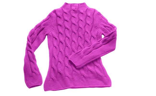 Den rosaroten Pullover musste ich tragen, bis er mir nicht mehr passte