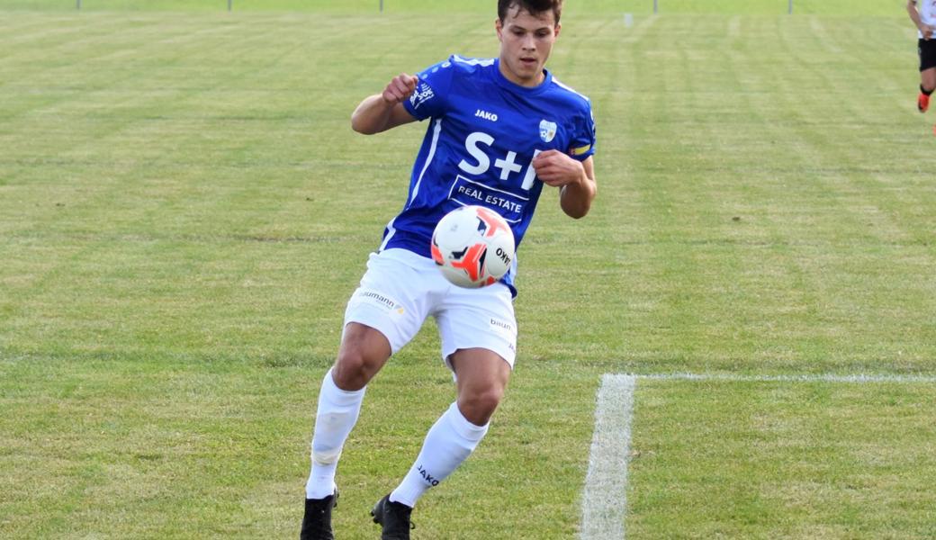 Noah Thönig und der FC Widnau  sind bereit.